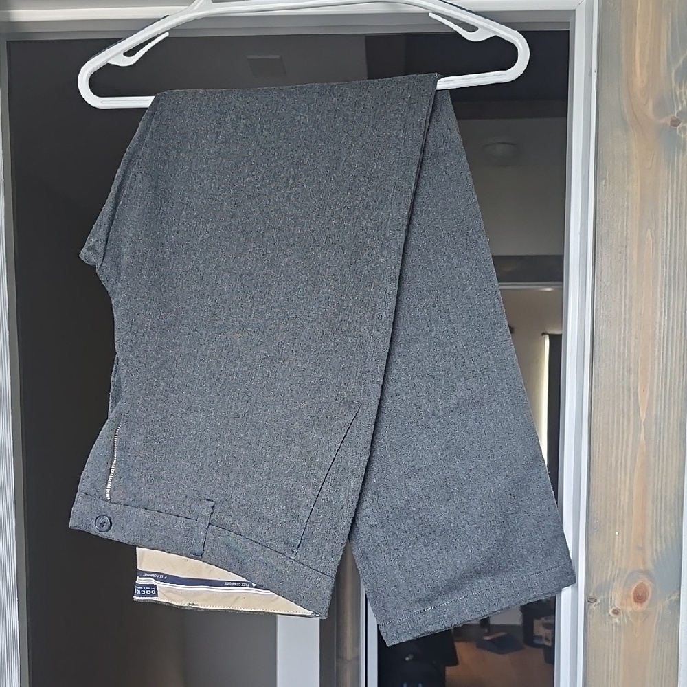 Dockers Gray Dress Pants Classic Fit